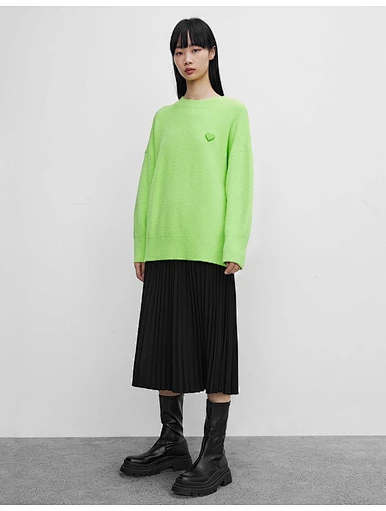 MERRY Women's sweater knitted T-shirt