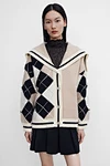 MERRY Women's loose knit jacket