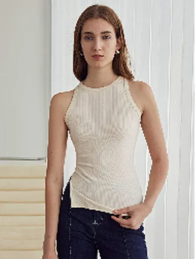MERRY PREMIUM VISCOSE RIBBED SPORTS TANK TOP
