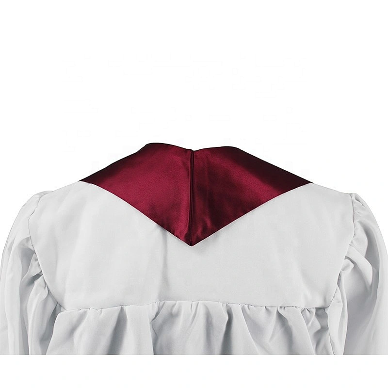 2019 Hot Sell High Quantity Maroon Plain Graduation Stole