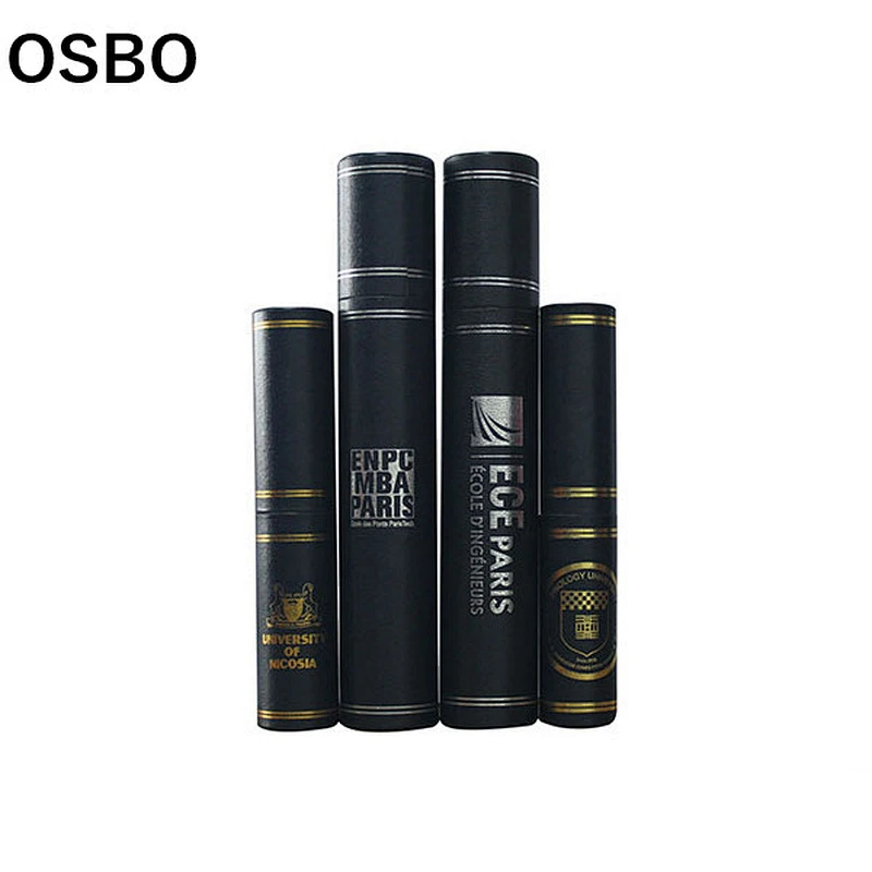 Classica wholesale Gold Foil Stamped Colorful Diploma Tube