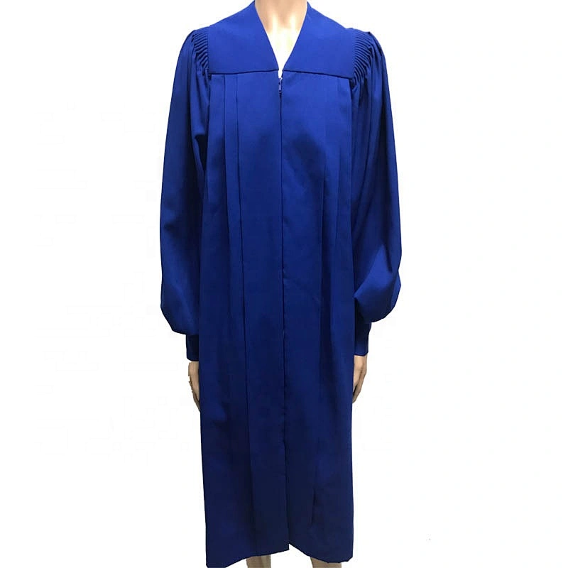 2019 Hot sel blue  Carly  church choir robes gowns for church  with colorful stole