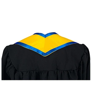 Hot Sell Royal Blue With Golden Graduation Stole and Sash with Trim for Adult
