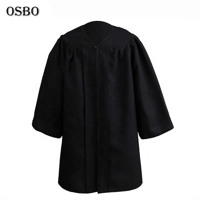 2019 Black Children hot sell graduation gown set with cap