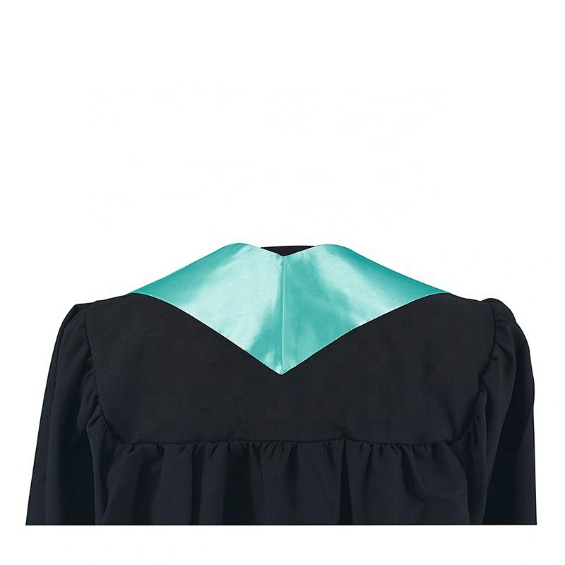 2019 Hot Sell High Quantity Turquoise Plain Graduation Stole
