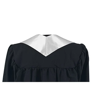 2019 Hot Sell High Quantity White Plain Graduation Stole