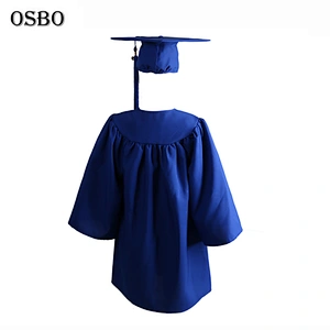 2019 royal wholesale children Cheap graduation gown set with cap