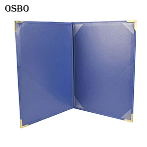A4 Pu Leather Certificate Folder Diploma Cover
