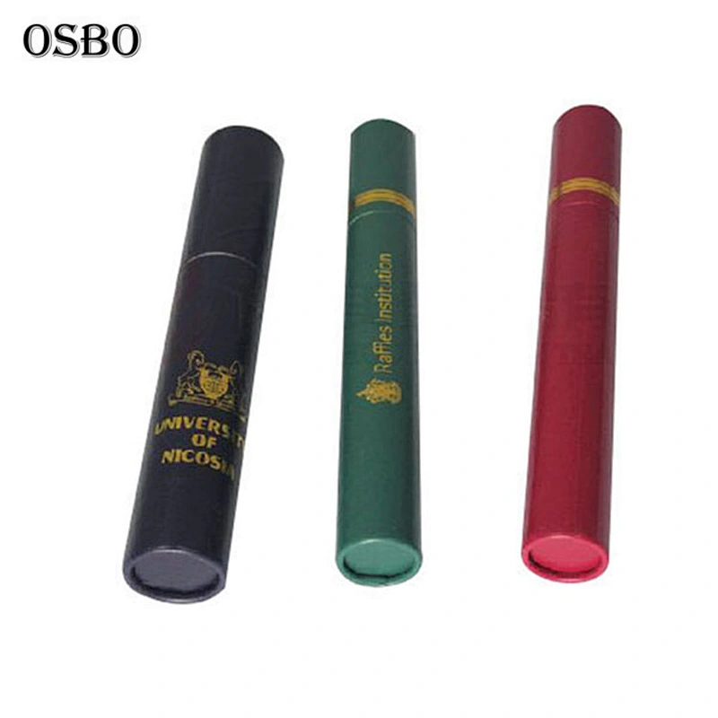 Leatherette Paper Cylinder Diploma Cylinder Certificate Tube Scroll
