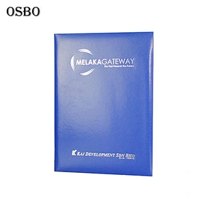 Low Price Best Selling Pu Leather Certificate Holder Diploma Cover