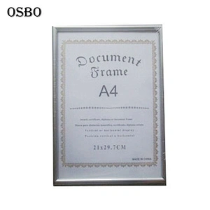 2018 China New Design A4 Certificate Diploma Frames
