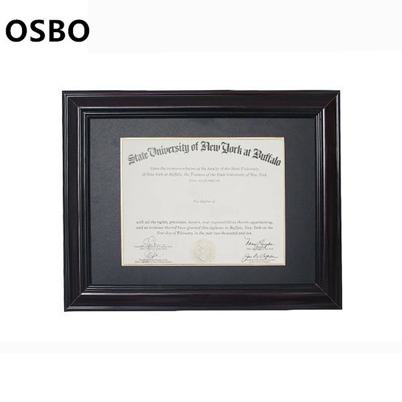 Wholesale Custom Certificate/Diploma Wooden Frame for student