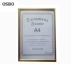 A4 Cardboard Diploma Certificate Frame
