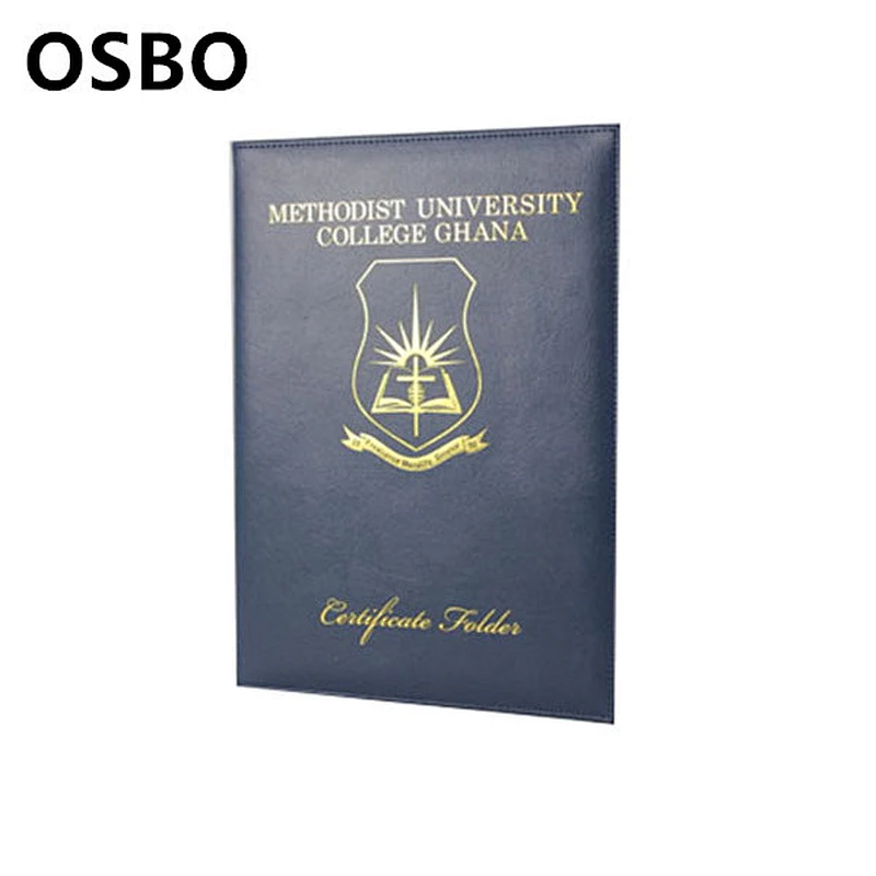 PU Custom Diploma Certificate Cover