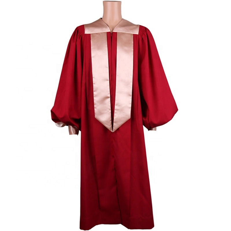 2019 Hot Design  Red  Unisex Customized Modern  Crescendo  church choir robes