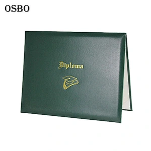 A5 Single Leather Diploma Certificate Cover