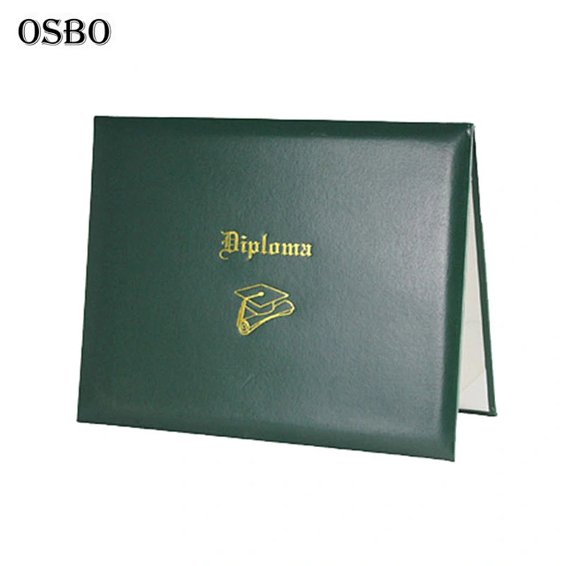 A5 Single Leather Diploma Certificate Cover
