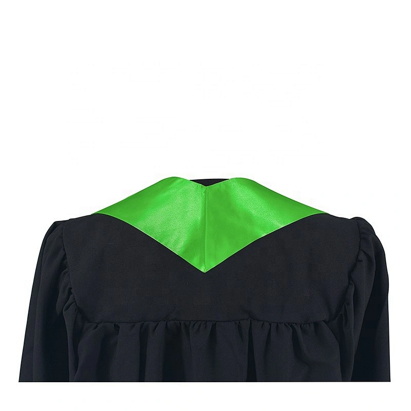 2019 Hot Sell High Quantity Light Green Plain Graduation Stole