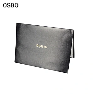 A4 Degree Cheap Price Leather Certificate Leather Holder Cover