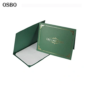 Wholesale Pu Cheap Price Leather Graduation Diploma Cover