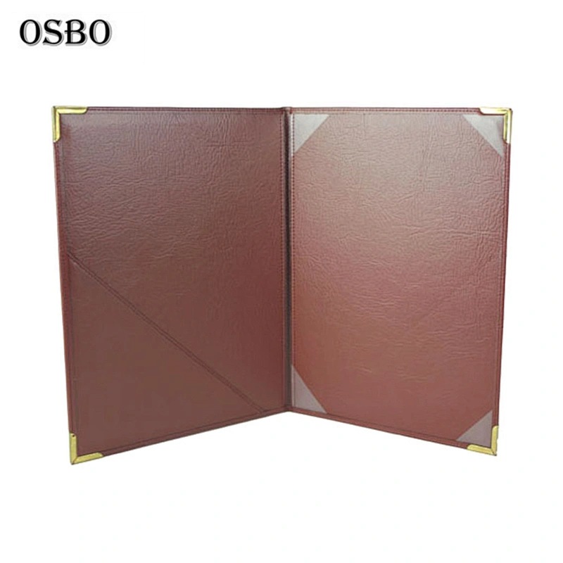 High Quality A4 Leatherette Certificate Folded Diploma Cover