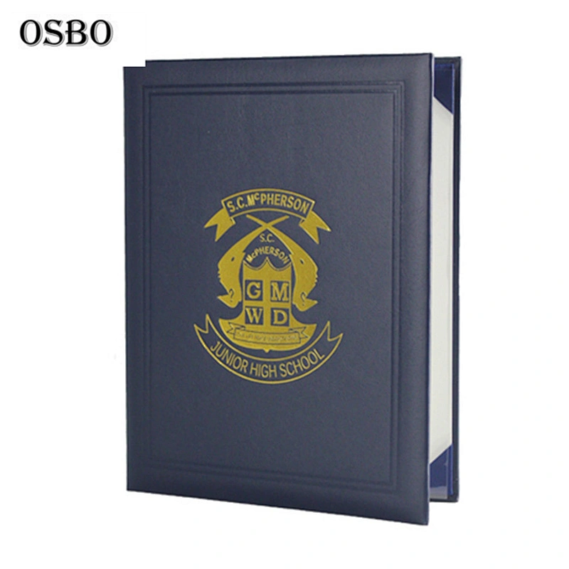 High School Paper Diploma Certificate Holder Cover