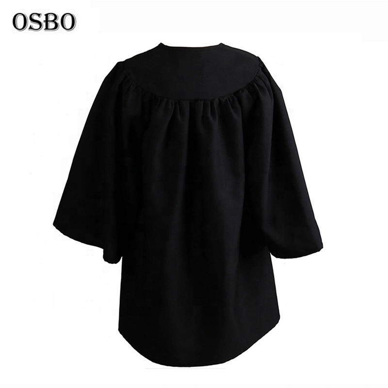 2019 Black Children hot sell graduation gown set with cap