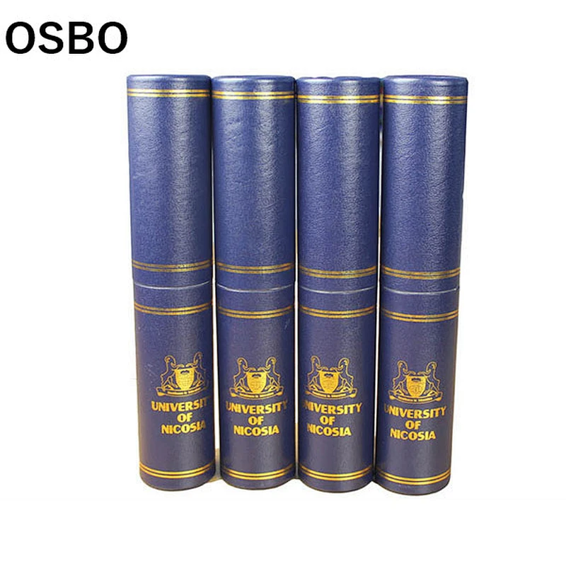 Custom paper cardboard diploma school scroll tube