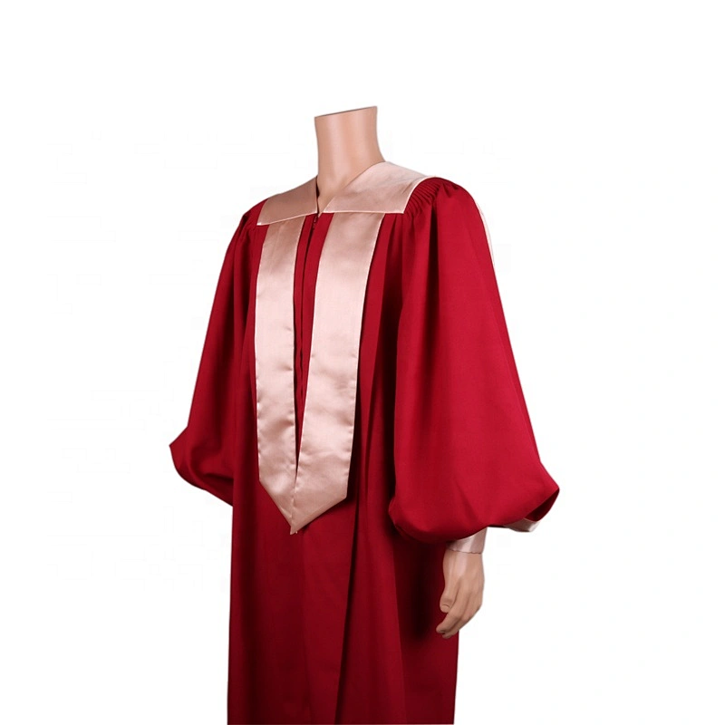 2019 Hot Design  Red  Unisex Customized Modern  Crescendo  church choir robes