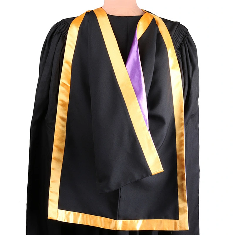 High Quality Buy Cheap Satin Graduation Stole With Slanted End Hood