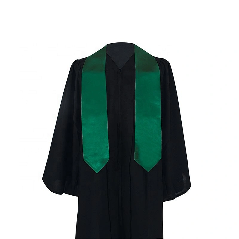 2019 Hot Sell High Quantity Teal Plain Graduation Stole