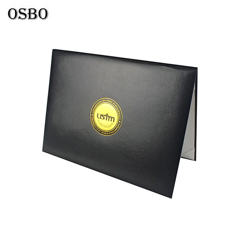 A5 Single Leather Diploma Certificate Cover