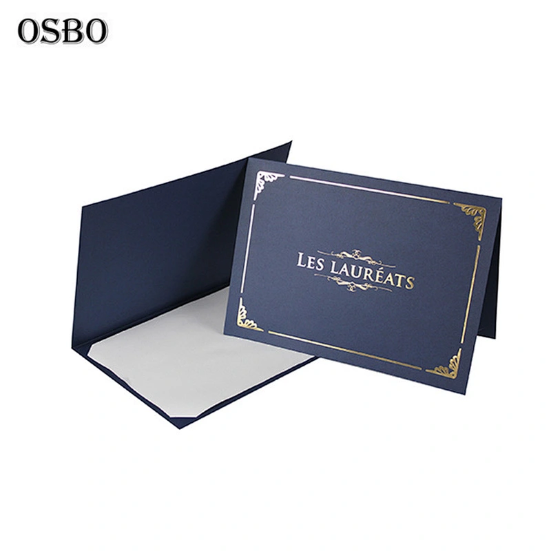 Wholesale Pu Cheap Price Leather Graduation Diploma Cover