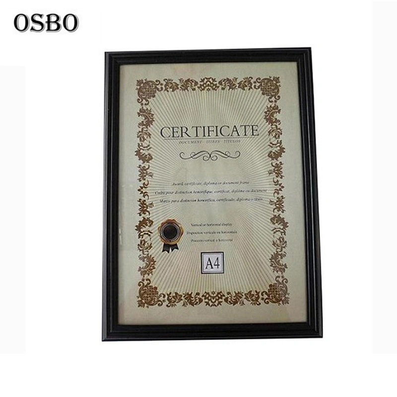 A4 Cardboard Diploma Certificate Frame