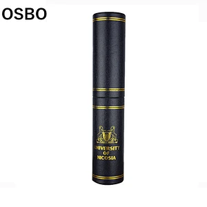 Custom Logo Diploma School Scroll Certificate Holder Tube