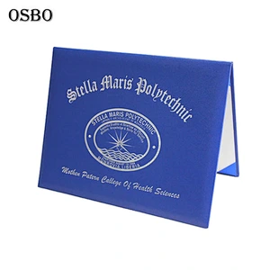 Wholesale Graduation Leather Diploma Holders Certificate Cover