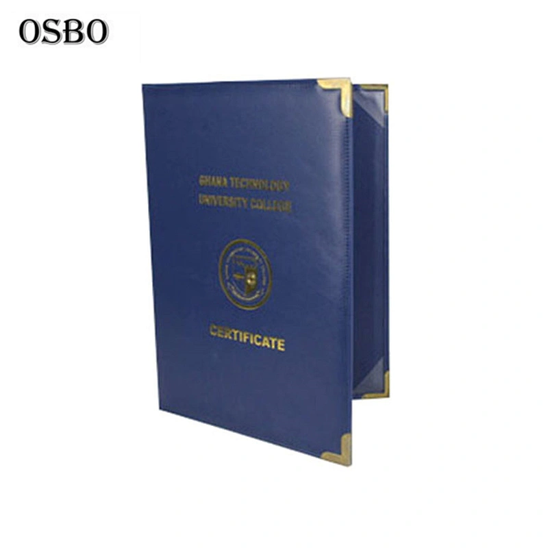 Graduation Diploma Cover Certificate Leather School Certificate Holder Cover