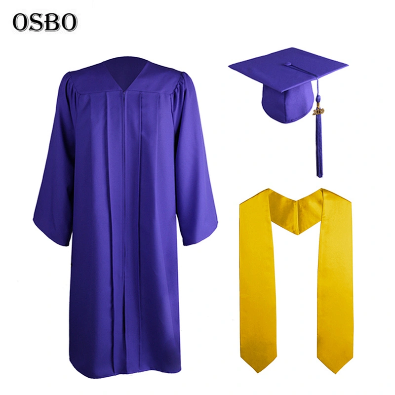 Custom Wholesale Adult US Style Bachelor Graduation Gown