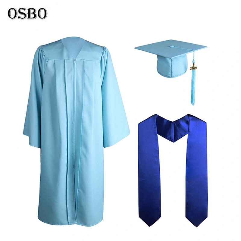 Wholesale Custom Adult High School graduation gowns set