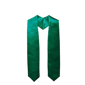 2019 Hot Sell High Quantity Teal Plain Graduation Stole