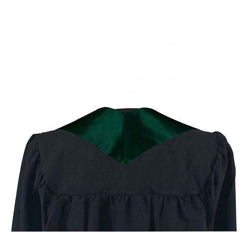 2019 Hot Sell High Quantity Emerald  Plain Graduation Stole