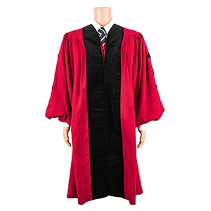 Hot Sell Design 100% polyester Adult School Uniform American Graduation Doctoral Academic Doctoral Gown