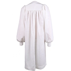 wholesale cheap white clergy robes /choir robe/ church gown