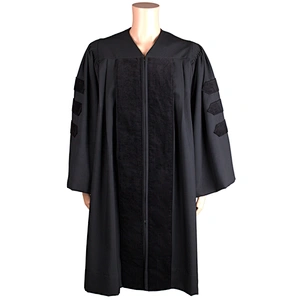 high quality deluxe black and red church pulpits clergy/Pastor robes and gowns
