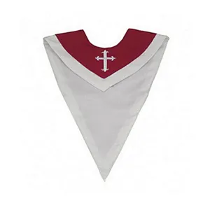 Satin V Shape Priest Stole