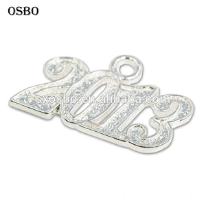 Gold Color Graduation Tassels with 2017 year charm