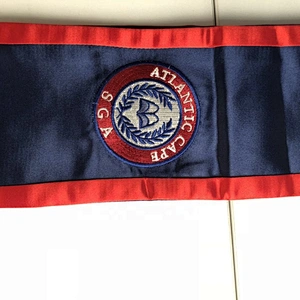 New Design High Quality University Graduation Embroidery  stole sash