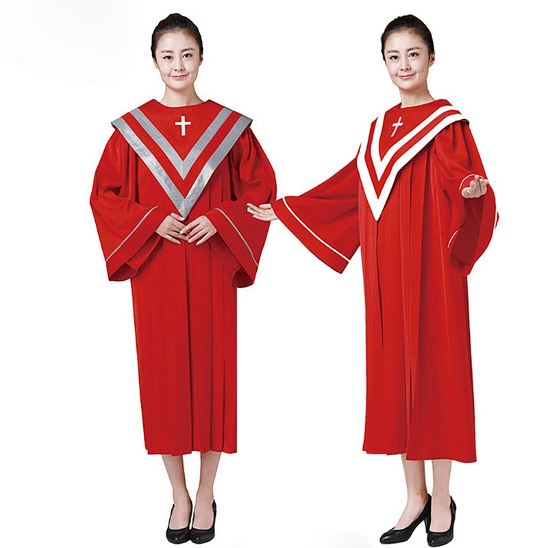 Church Choir Dress Clothing Jesus Class Service Wear Wedding Hymn Holy Garments Nun Costume Christian church Sing Robe