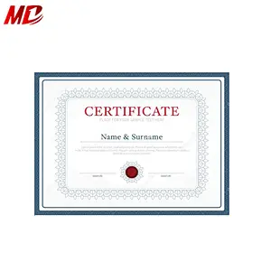 Gold Foil Hot Stamping A4 Award Degree Certificate Printing Paper