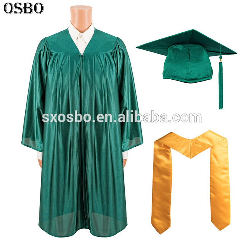 Beautiful emerald academic gown / graduation gown